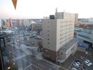 1009号室の窓から撮影した景色A【駅側】