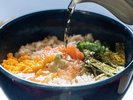 【長崎彩り箱会席】鯛そぼろのだし茶漬け
