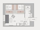 バンク間取り