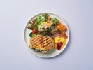 ほうれん草ときのこのホットプレスサンドプレート