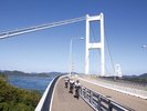 しまなみ海道、サイクリング風景