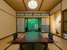 竹林に囲まれた露天風呂付客室(一例)