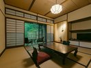 竹林に囲まれた露天風呂付客室(一例)