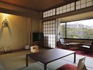 【半露天風呂付】旧有馬郡の山々をながめる