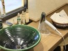 洗面台・Refaドライヤー(露天風呂付客室)
