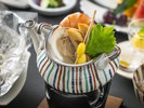 【別邸さくら☆厳選美味会席】土瓶蒸し。ゆったりとした時間をお楽しみください。