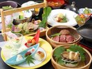 海山の幸を両方!グレードアップ会席