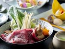 伊勢水沢牛の小鍋付京風会席