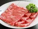 但馬牛の肉しゃぶの一例です。