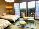 1階つつじの間(2022年6月)リニューアルし和室ベットルームとなりました