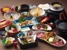 肥後牛と豊後牛の食べ比べに馬刺しも付いた特別メニュー