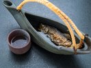 【別注料理 岩魚の骨酒】岩魚の味をお楽しみください