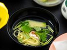 【ご夕食一例】お吸い物の香りもぜひお楽しみください