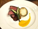 【フレンチDコース:メイン肉料理】肉料理・魚料理を、どちらもお愉しみいただけるフルコースです