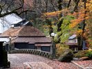 紅葉の頃の御食事処「懐石茶や 水音」(11月下旬〜12月中旬)