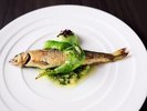 イタリアンコース「Seion - 清音」鮎料理(写真はイメージです)