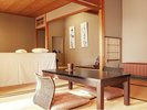 ミストサウナ付和室VIPルーム。※宿泊プランでのご利用は、こちらのお部屋にてご用意いたします。