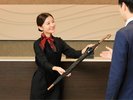 【フロント】無料で傘の貸し出しを行っております。
