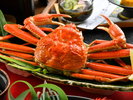 【夕食:期間限定】「国内産蟹一杯付」会席プラン