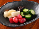 【呑み食い処『弁慶』】加賀お漬物盛り合わせ