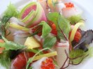 野菜と魚のカルパッチョ