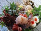 伊勢海老地魚盛り合わせ