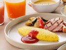 朝食ビュッフェ:和洋ビュッフェスタイルでお好きなものをお召し上がり下さい(イメージ)