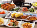 朝食ビュッフェ:和食メニューには明太子やがめ煮など福岡の味もご用意(イメージ)