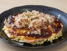 朝食(大阪名物・お好み焼き)