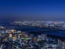大阪中心部の夜景