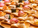 【豪快ビュッフェ】見た目も可愛らしいスプーン寿司