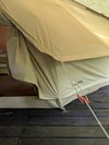 プライベートキャンプ場テント内