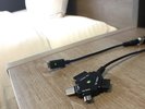 【マルチ充電器】ベッドサイドにご用意しております。(コンフォートルーム限定)