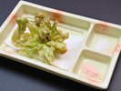 お食事一例(揚物「山菜天婦羅 三種盛り」)