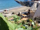 プライベートビーチで至極のコーヒーブレイク