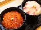 海鮮一例(いくら・鰤)