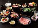 【日帰り昼食プラン】飛騨牛膳(イメージ)最高級・飛騨牛の「低温調理」「焼」「煮」をお楽しみください