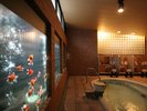 大浴場「川の湯」金魚風呂