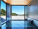 姉妹館へ湯めぐり♪珠玉や半露天展望貸切風呂「まんてん」