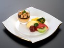 丹波黒豆きな粉のプリン
