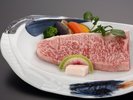 たじまプレミアムの神戸牛ロースステーキ(一例)