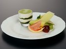 宇治抹茶と地元豆腐のティラミス