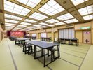 *大宴会場「大地1」…歓送迎会、同窓会、会社や自治体のお集まりにぜひ、ご利用ください