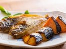 *【朝食一例】人気メニューである「カレイの一夜干し」