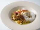 ◆フレンチコース「炙った北寄貝 舞茸のロティ」 ※夕食イメージ