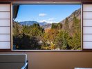【客室:庭園側デラックス和洋室】写真は一例