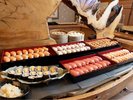 【夕食】お寿司コーナー