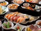 【夕食】バイキング料理の一例