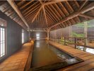 【木響の湯】(こだまのゆ) 東屋風呂_冬