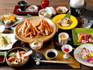 夏のおすすめ 焼蟹・鳥取和牛のWメイン会席
